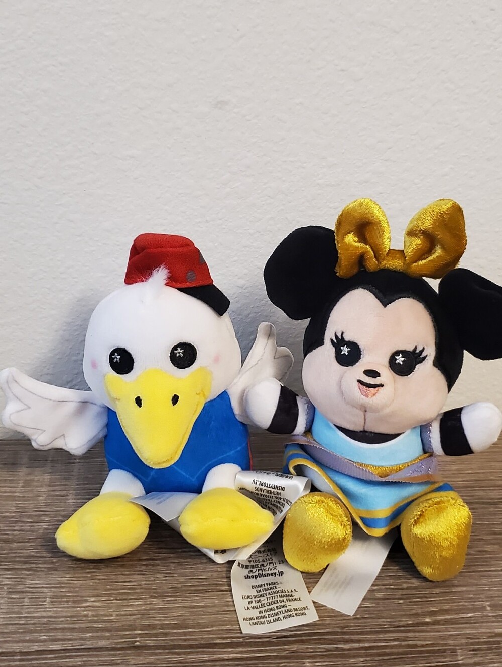 Disney Parks Wishable Set Of 2 Minnie Mouse Anniversary And Stork